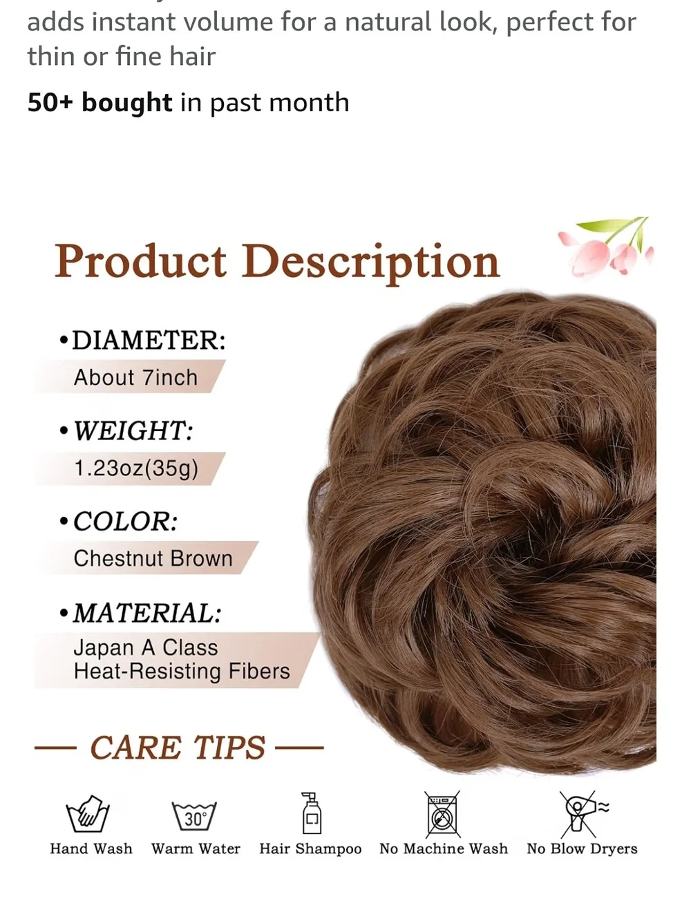 N/A brown synthetic